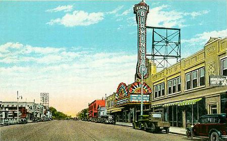 Birmingham Theatre - Old Post Card View (newer photo)